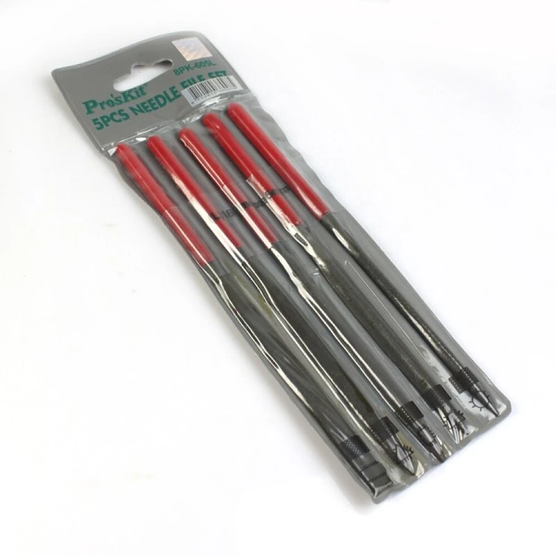 寶工 Pro'sKit 8PK-605L 精密銼刀 寬版 五入套組