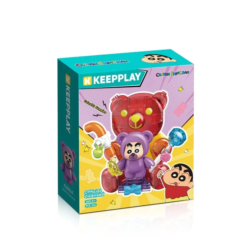 KEEPPLAY 三麗鷗 蠟筆小新 零食系列 繽紛QQ糖