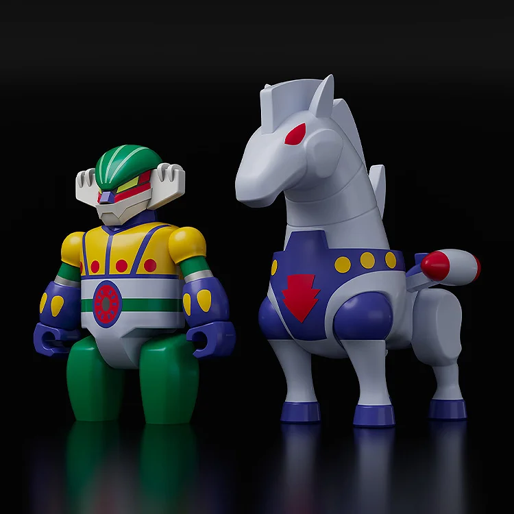代理版 GSC BRICKROID 無敵鐵金剛 鋼鐵吉克 磁力飛馬套組