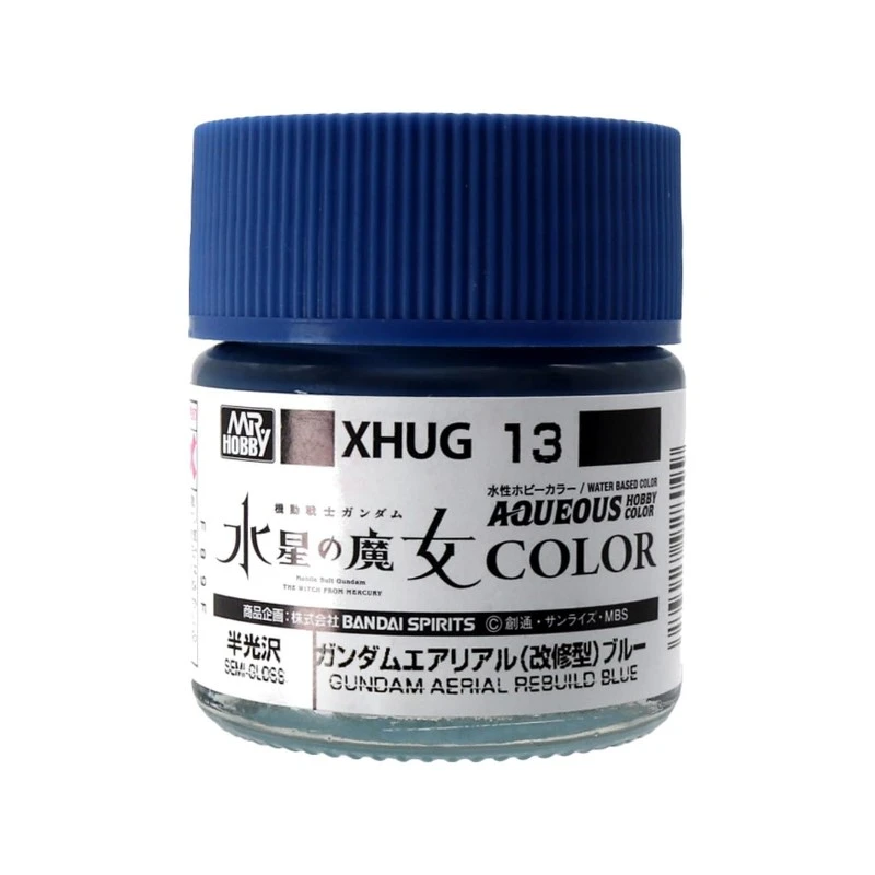 GUNZE 郡氏 GSI 水星的魔女鋼彈專用漆 風靈改修型藍 XHUG13 10ml
