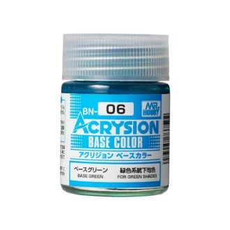 GUNZE 郡氏 GSI 新水性漆 打底綠色 BN06 18ml