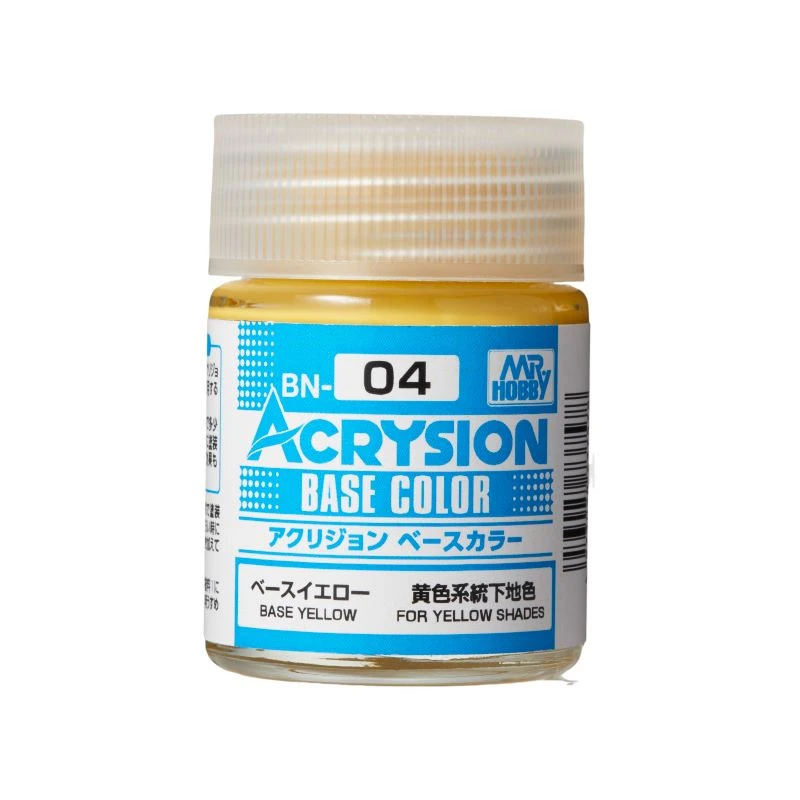GUNZE 郡氏 GSI 新水性漆 打底黃色 BN04 18ml