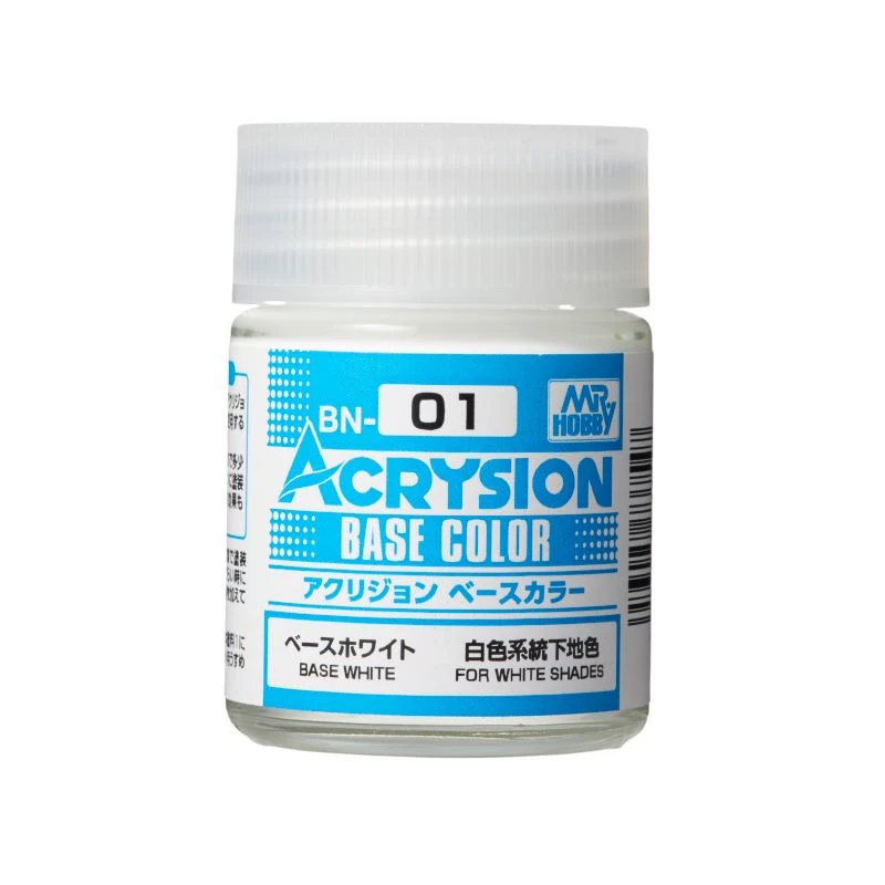 GUNZE 郡氏 GSI 新水性漆 打底白色 BN01 18ml