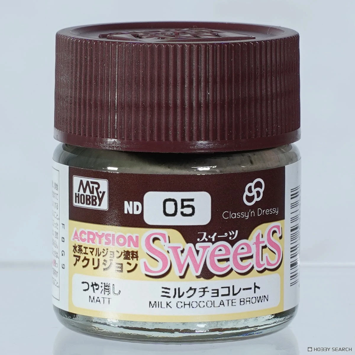 GUNZE 郡氏 GSI 水性漆 新水性漆 消光巧克力牛奶棕色 ND05 10ml
