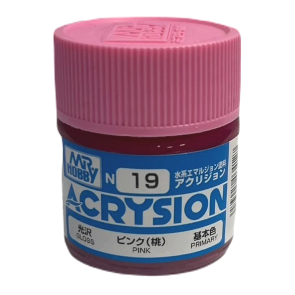 GUNZE 郡氏 GSI 新水性漆 桃紅色 N19 10ml