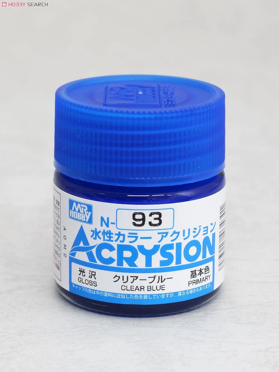 GUNZE 郡氏 GSI 新水性漆 透明藍色 N93 10ml