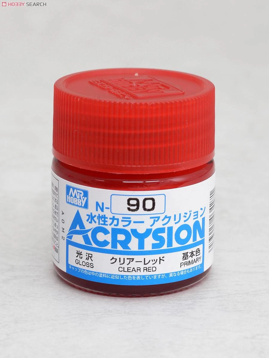 GUNZE 郡氏 GSI 新水性漆 透明紅色 N90 10ml