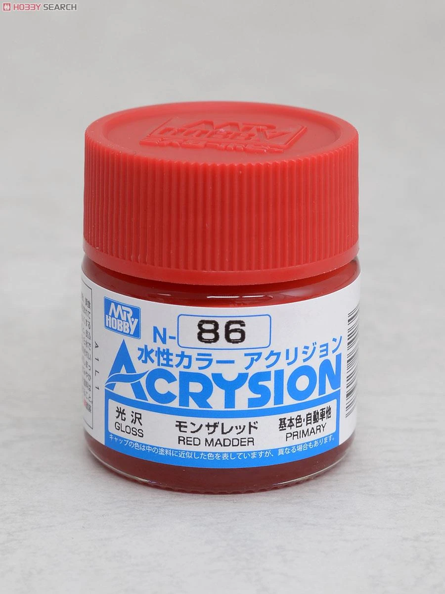 GUNZE 郡氏 GSI 新水性漆 蒙瑟紅色 N86 10ml