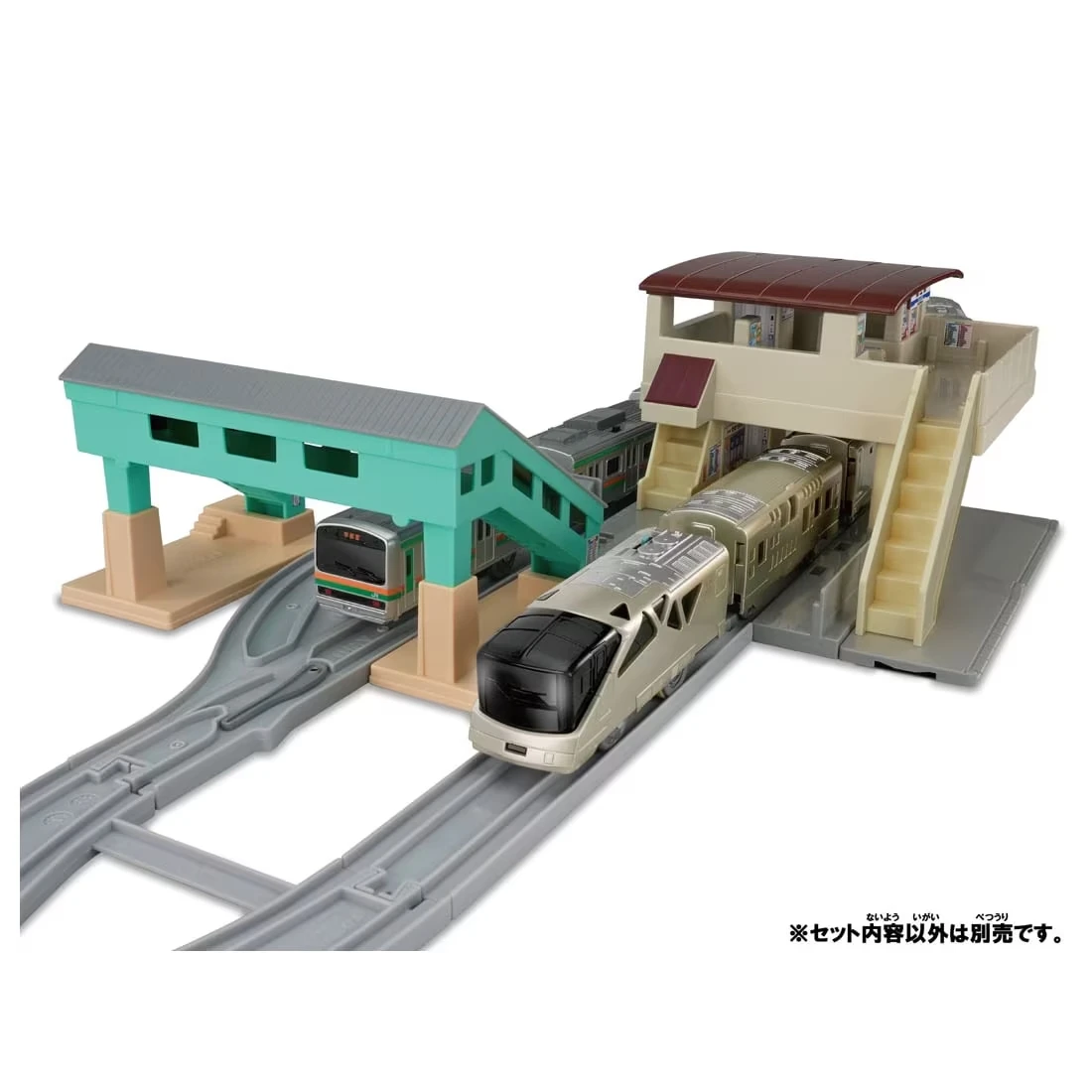 TakaraTomy Plarail 軌道場景組 Real class 天橋車站