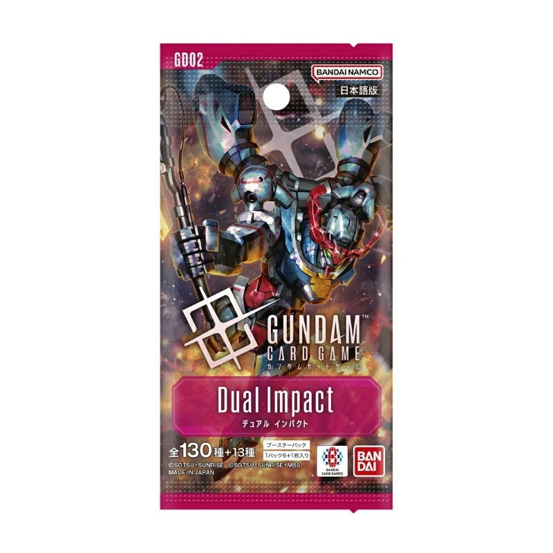 日文版 鋼彈卡牌 補充包 GD-02 交疊衝擊 Dual Impact 一中盒24包