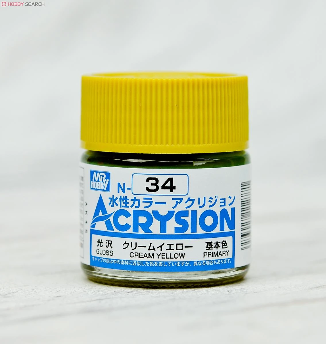 GUNZE 郡氏 GSI 新水性漆 奶油黃色 N34 10ml