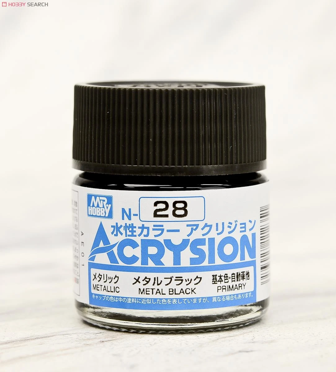 GUNZE 郡氏 GSI 新水性漆 金屬黑色 N28 10ml