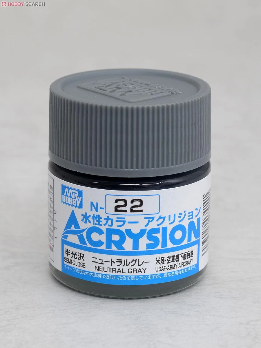 GUNZE 郡氏 GSI 新水性漆 灰色 N22 10ml