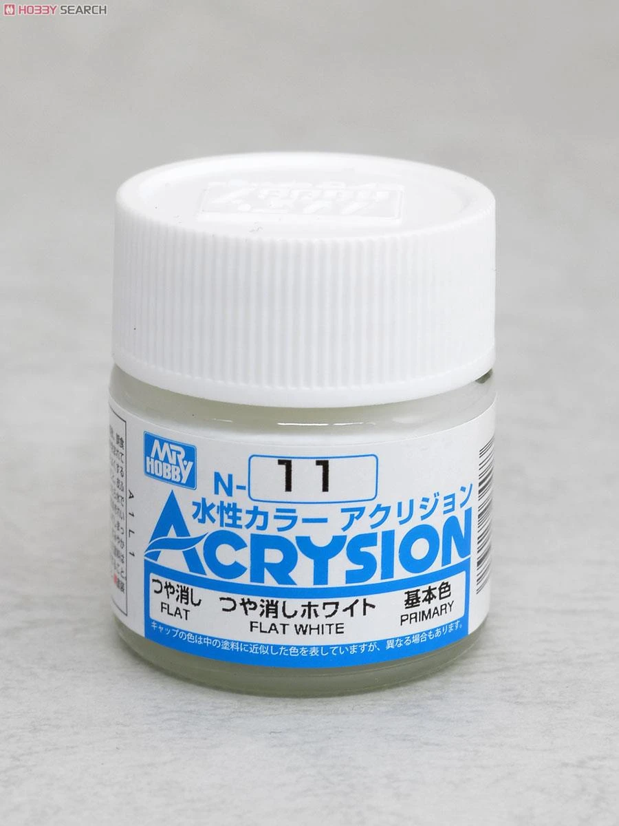 GUNZE 郡氏 GSI 新水性漆 消光白色 N11 10ml