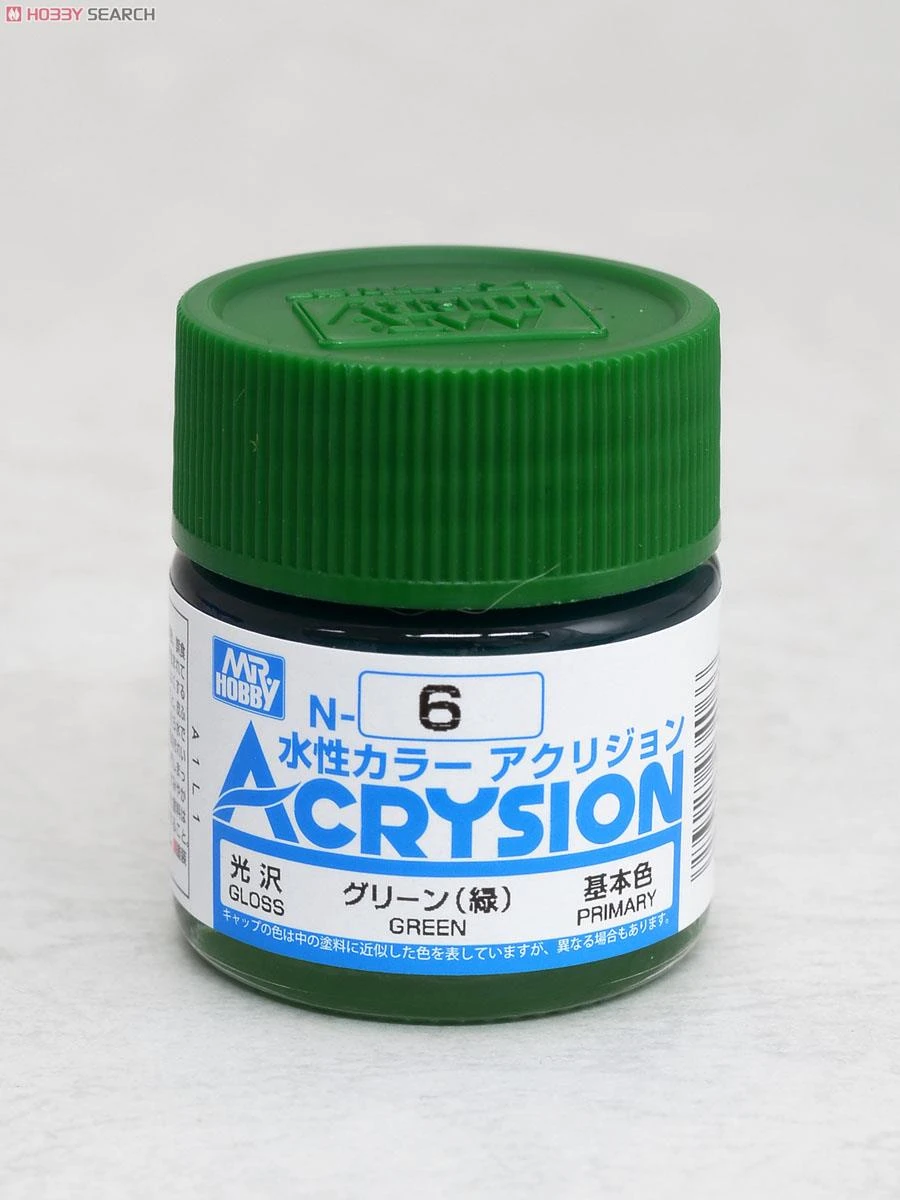 GUNZE 郡氏 GSI 新水性漆 綠色 N06 10ml