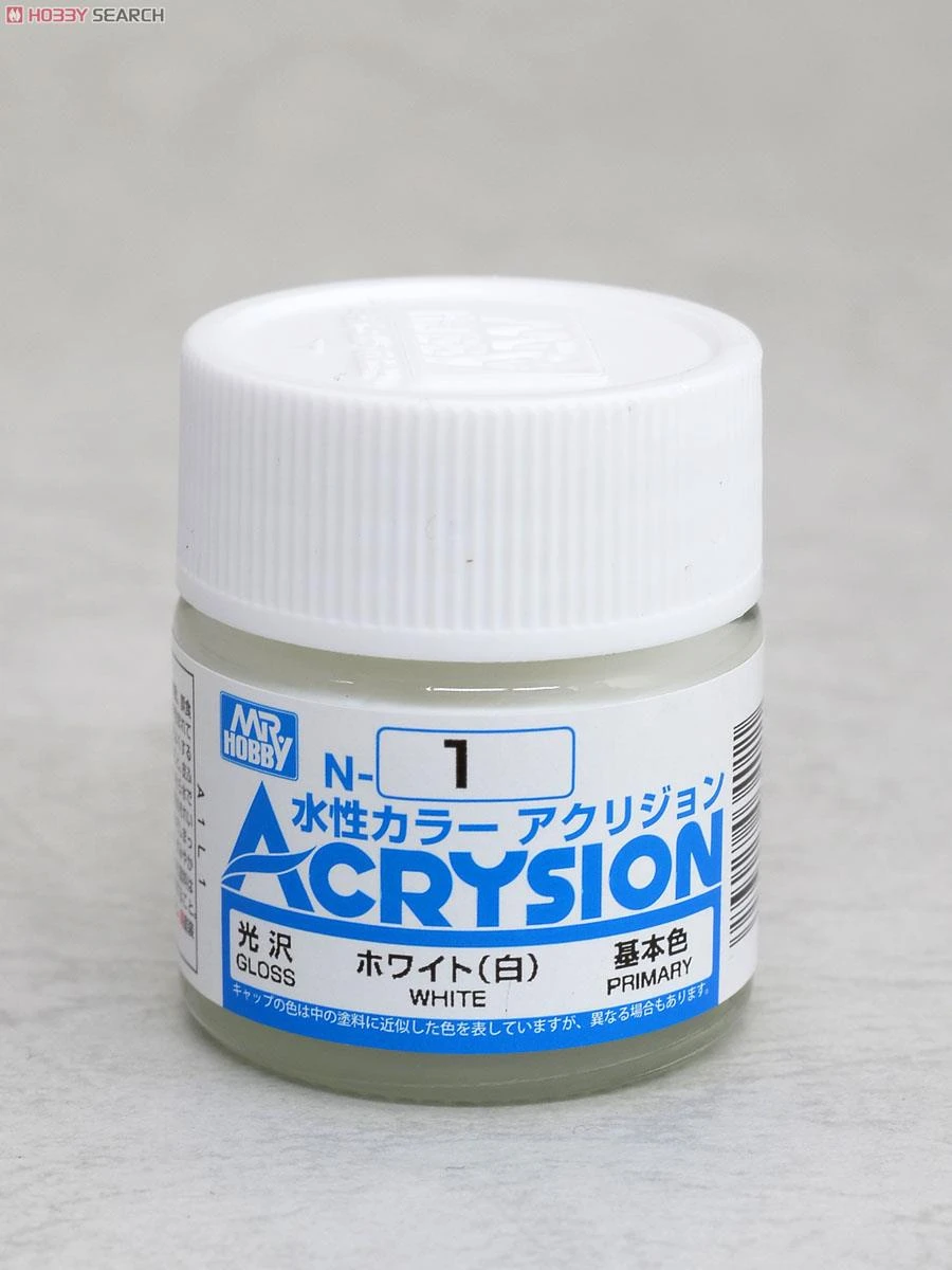 GUNZE 郡氏 GSI 新水性漆 白色 N01 10ml