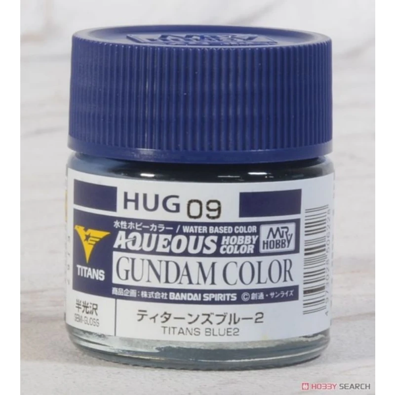 GUNZE 郡氏 GSI 水性漆 Char 鋼彈專用 藍色 半光澤 HUG09 10ML