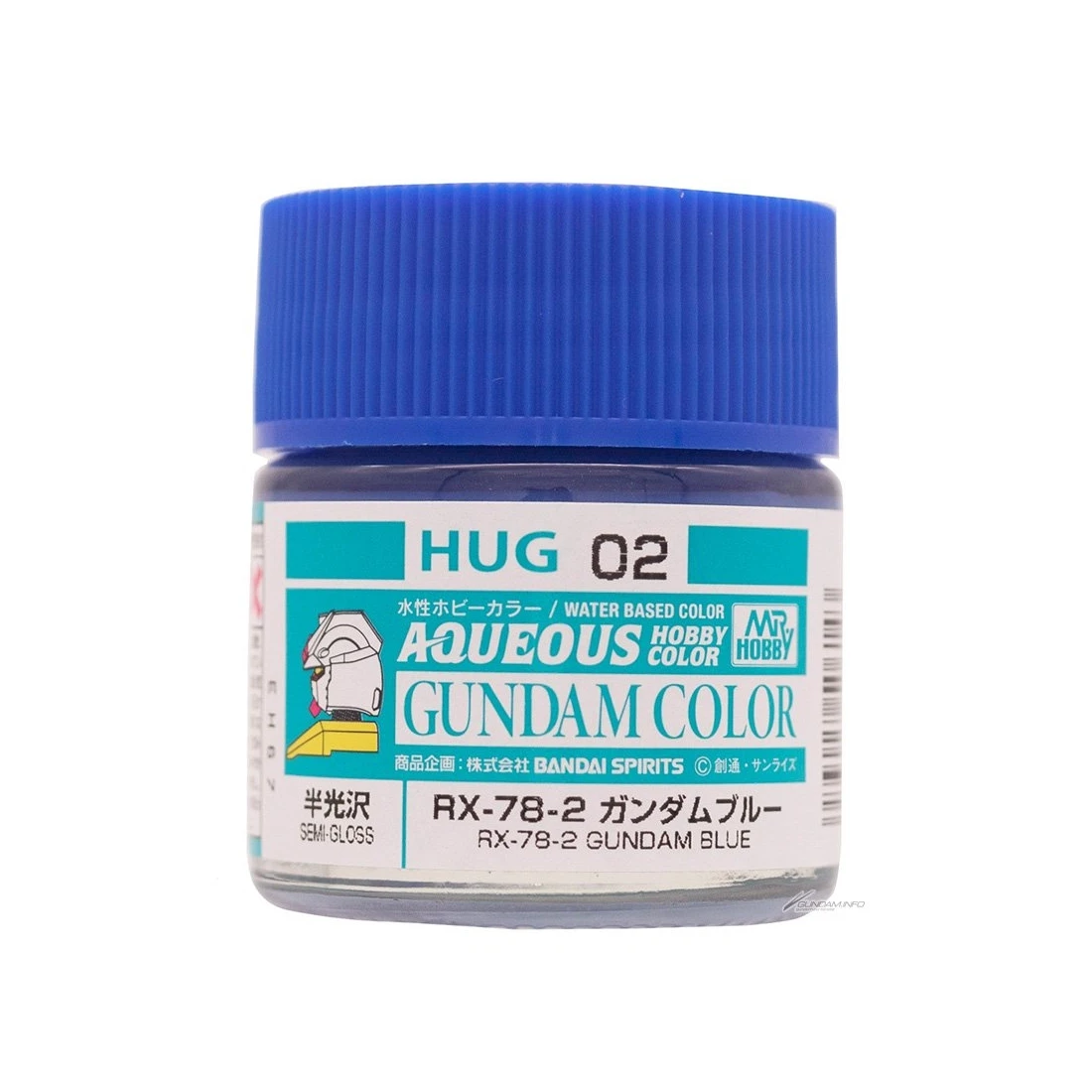 GUNZE 郡氏 GSI 水性漆 RX-78-2 鋼彈專用 藍色 半光澤 HUG02 10ML