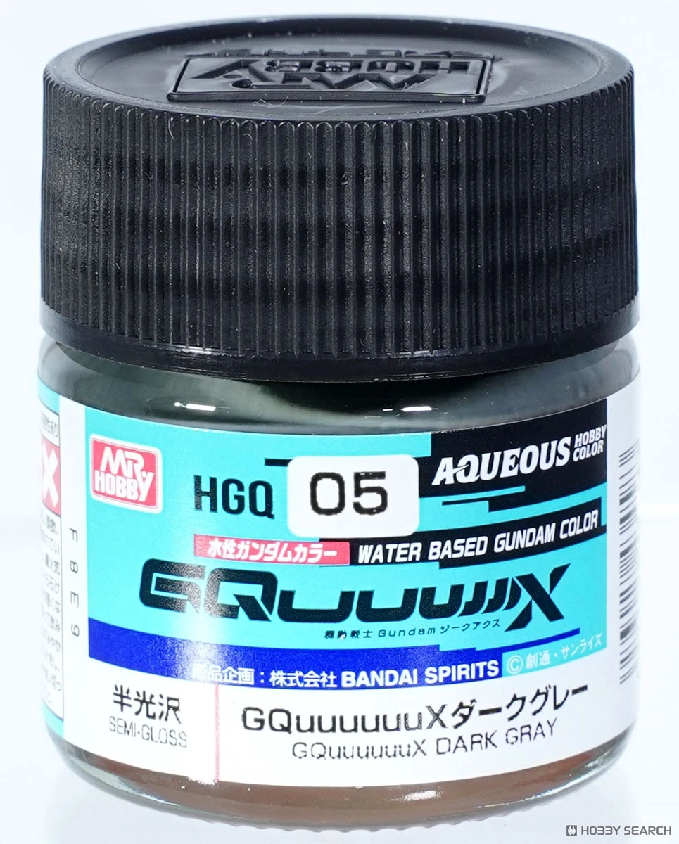 GUNZE 郡氏 GSI 水性漆 鋼彈專用 暗灰色 半光澤 HGQ05 10ML