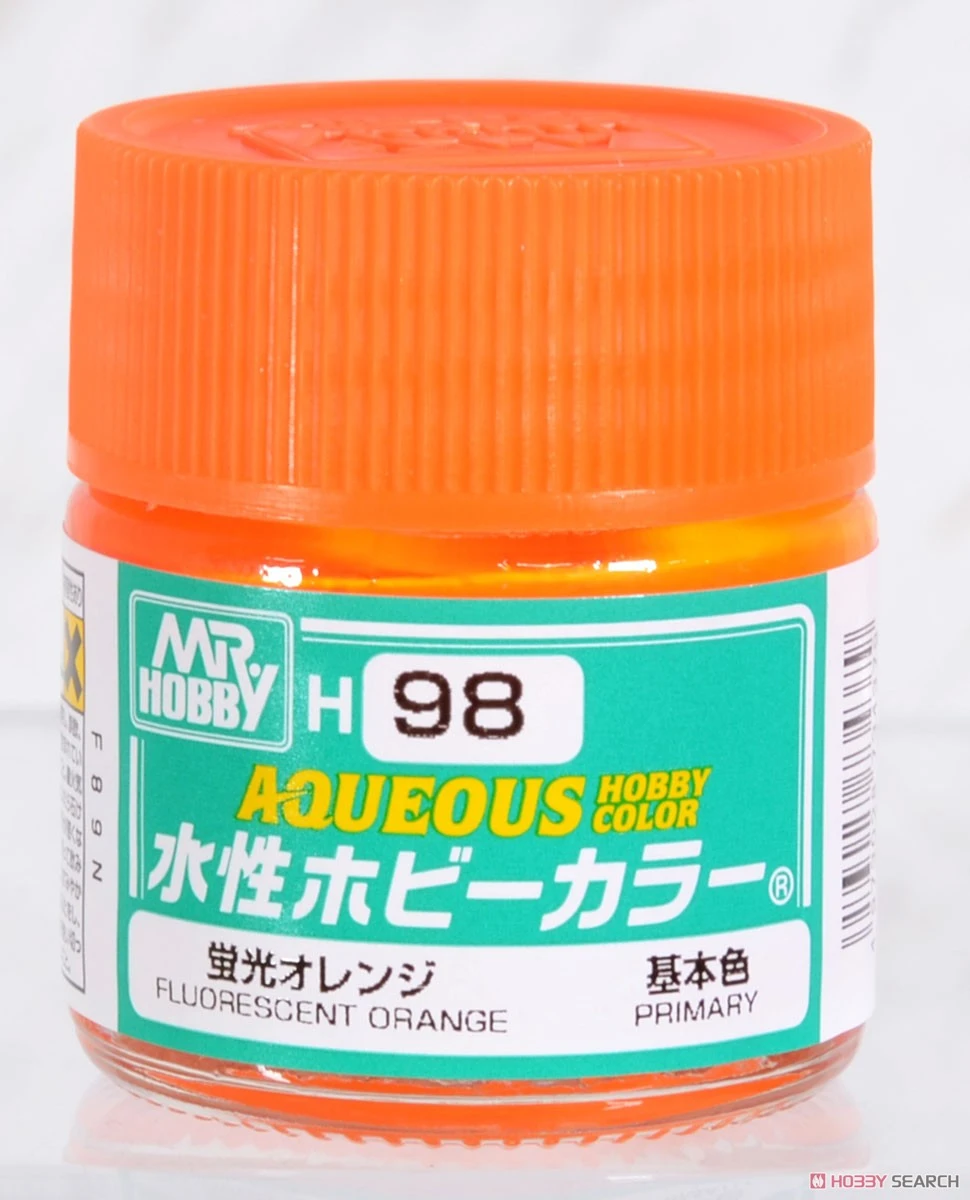 GUNZE 郡氏 GSI 新水性漆 螢光橘 H98 10ML