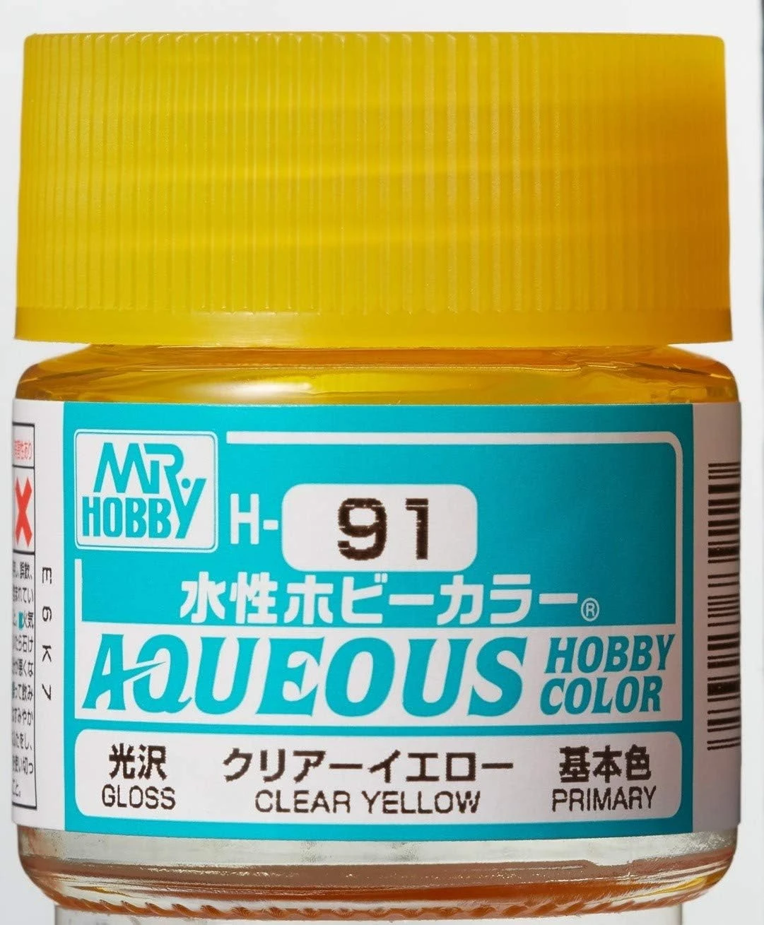 GUNZE 郡氏 GSI 新水性漆 透明黃色 H91 10ML