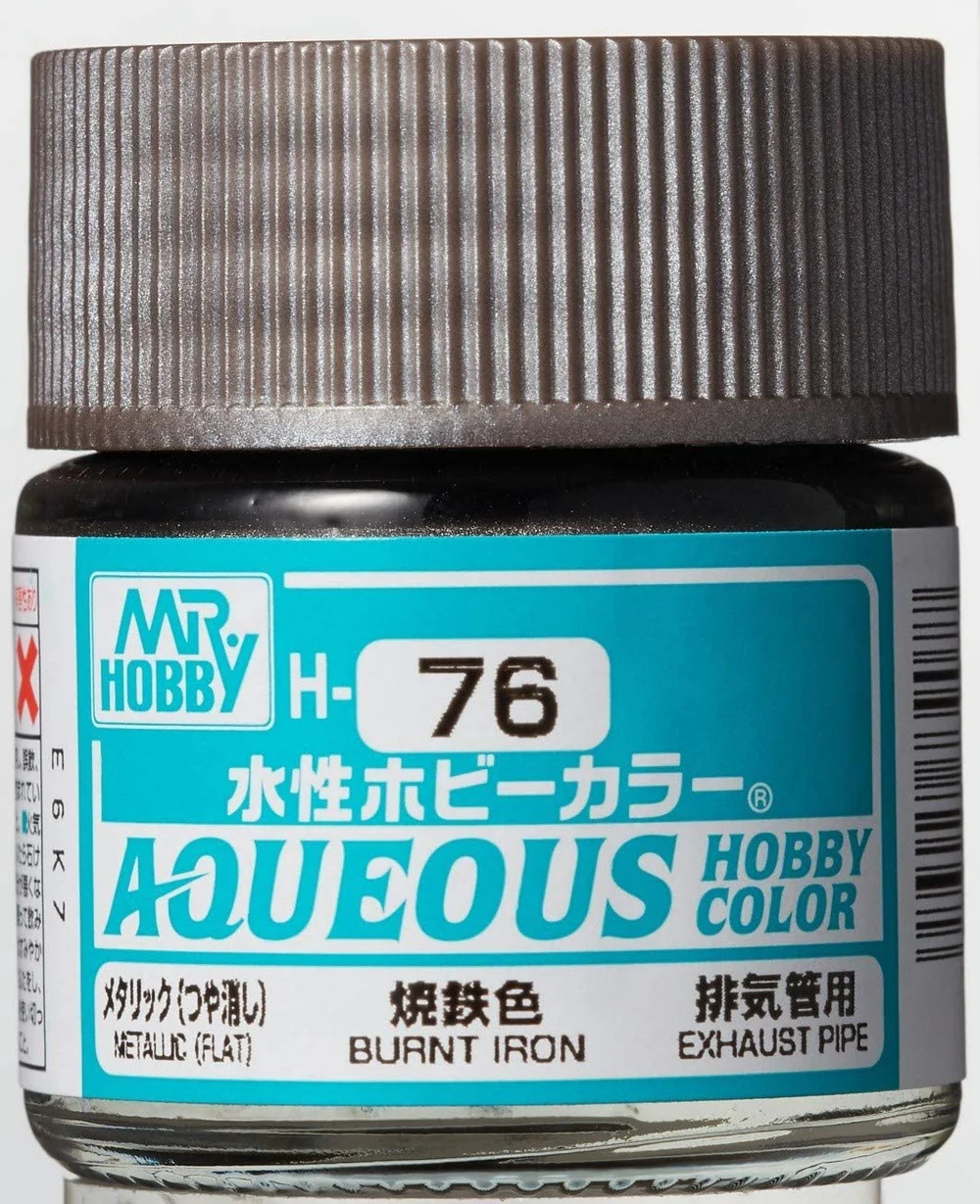 GUNZE 郡氏 GSI 新水性漆 燒鐵色 H76 10ML