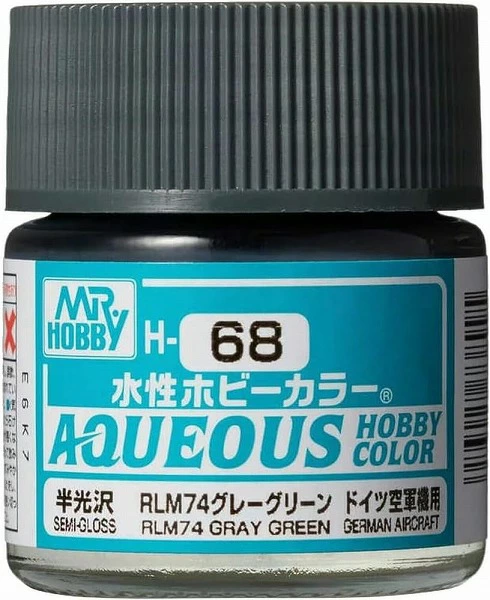GUNZE 郡氏 GSI 新半光澤 灰綠色 H68 10ML