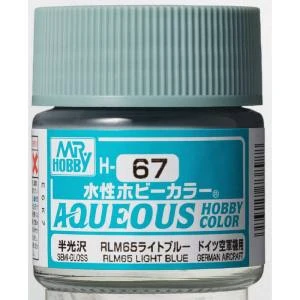 GUNZE 郡氏 GSI 新半光澤 淡藍色 H67 10ML