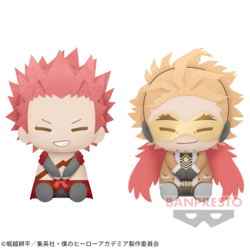 特價 Banpresto 景品 我的英雄學院 切島銳兒郎 霍克斯 坐姿 絨毛玩偶 兩款一套