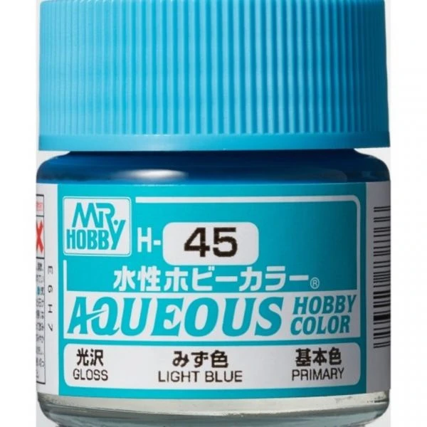 GUNZE 郡氏 GSI 新水性漆 淺藍色 H45 10ML