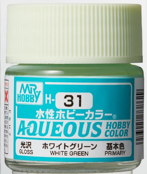 GUNZE 郡氏 GSI 新水性漆 淺綠色 H31 10ML
