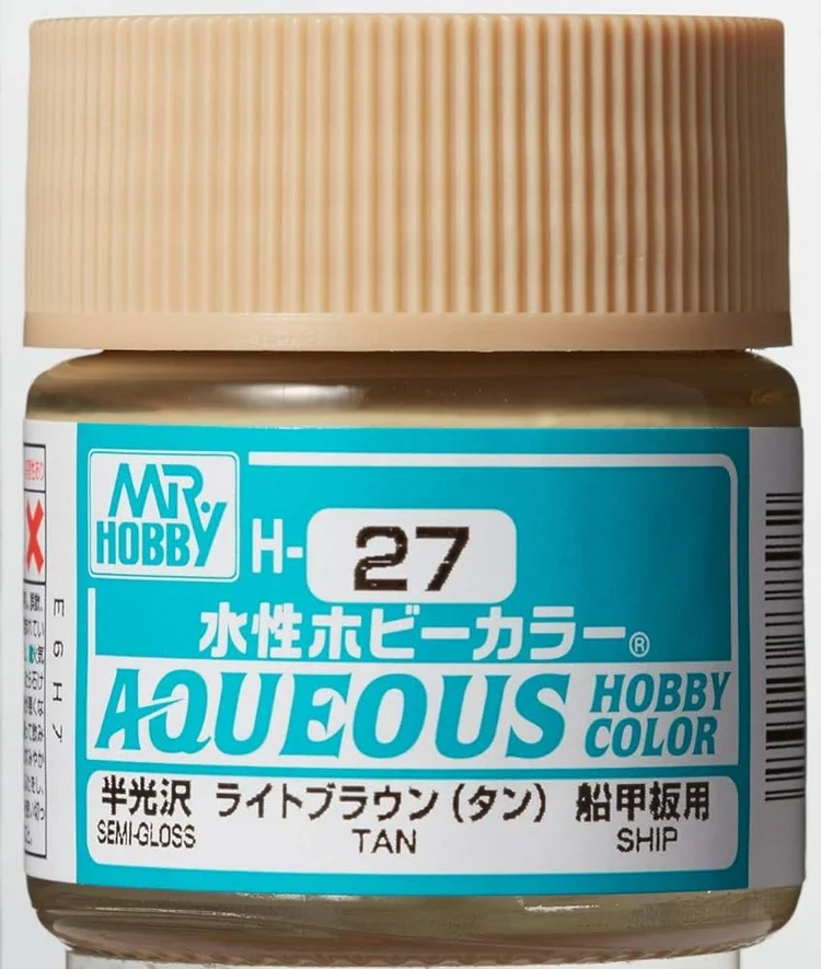GUNZE 郡氏 GSI 新水性漆 淺褐色 H27 10ML