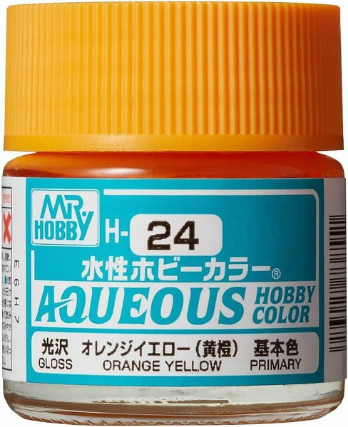 GUNZE 郡氏 GSI 新水性漆 黃澄色 H24 10ML