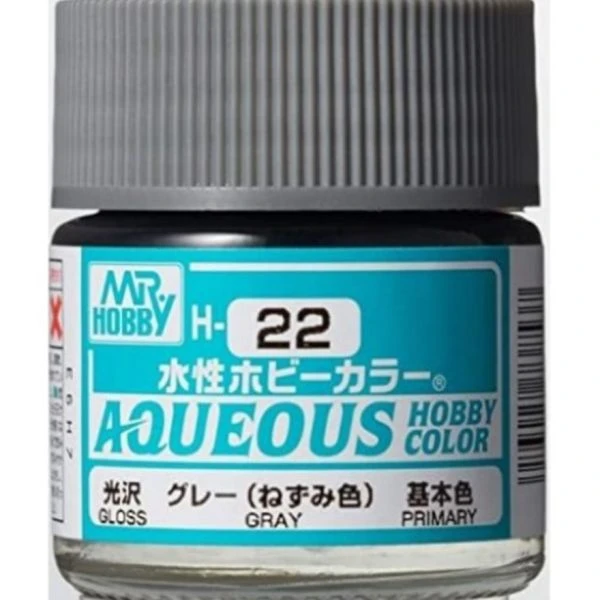 GUNZE 郡氏 GSI 新水性漆 灰色 H22 10ML