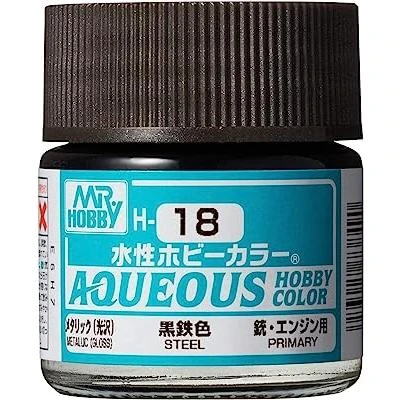 GUNZE 郡氏 GSI 新水性漆 黑鐵色 H18 10ML