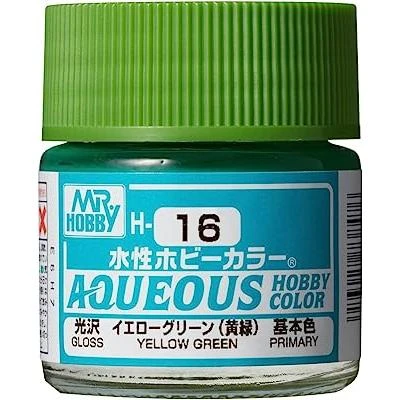 GUNZE 郡氏 GSI 新水性漆 黃綠色 H16 10ML