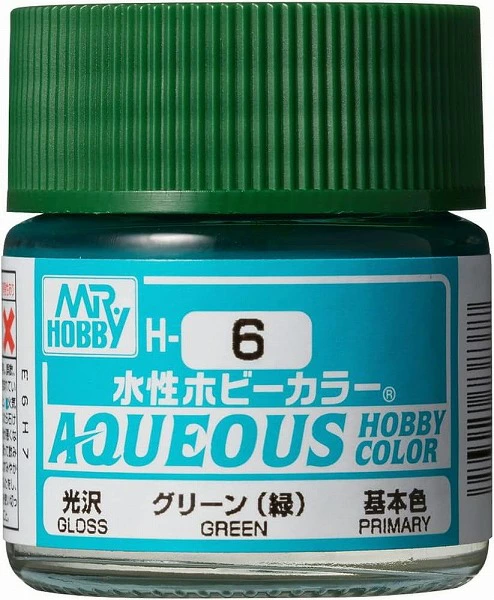 GUNZE 郡氏 GSI 新水性漆 綠色 H06 10ML