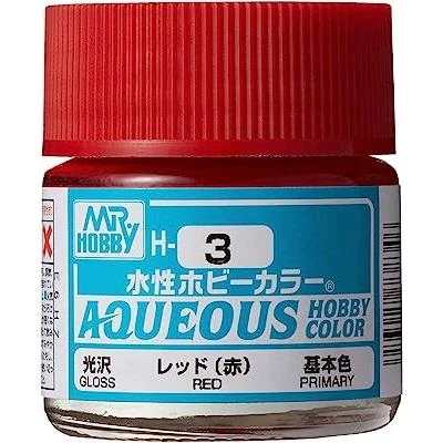 GUNZE 郡氏 GSI 新水性漆 紅色 H03 10ML