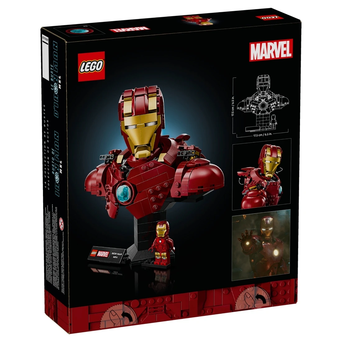 Lego 樂高 Marvel 漫威 76327 Super Heroes 鋼鐵人 MK4 半身像