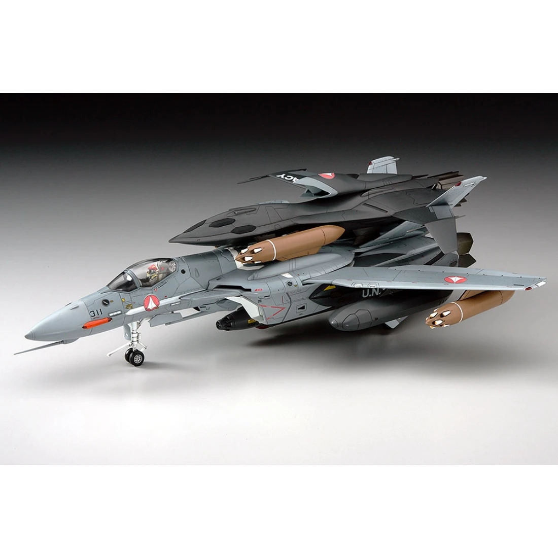 Hasegawa長谷川 1/72 65777 超時空要塞 VF-0A/Sr W/Ghost 組裝模型 (交貨期3~5天)