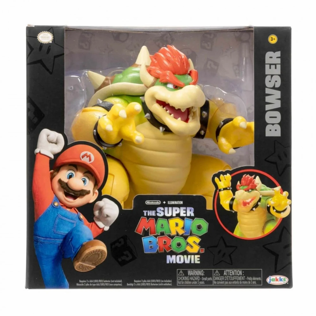 JAKKS 任天堂 超級瑪利歐 7吋 火焰吐息庫巴