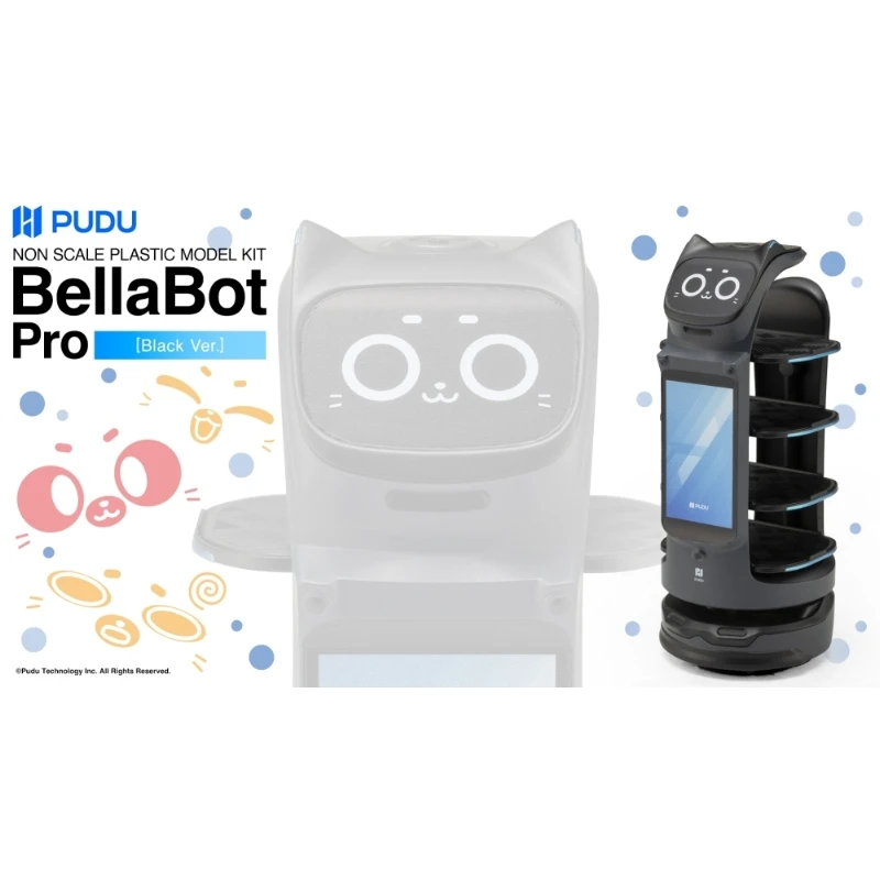 壽屋 PUDU Bellabot Pro 智能貓咪送餐機器人 黑色