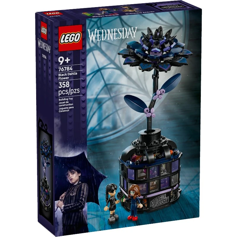 Lego 樂高 Netflix WEDNESDAY 星期三 76784 黑色大理花