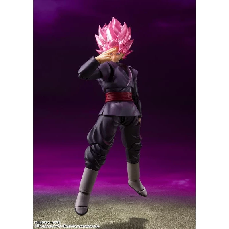 代理版 SHF 七龍珠 超級賽亞人 黑悟空 ROSE 桃紅