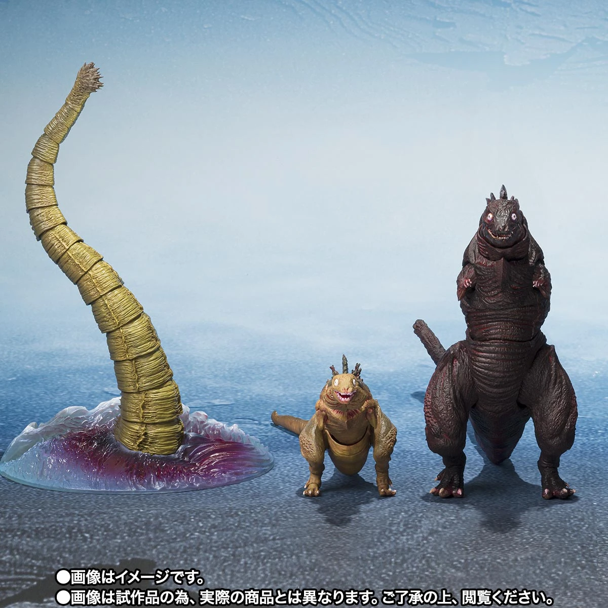 代理版 魂商店限定 SHM 哥吉拉 2016 第2形態 第3形態 巨大不明生物 套組