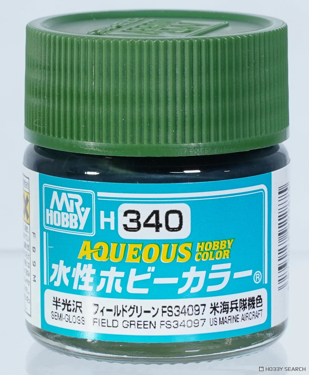 GUNZE 郡氏 GSI 新水性漆 FS34097 半光澤田園綠色 H340 10ml