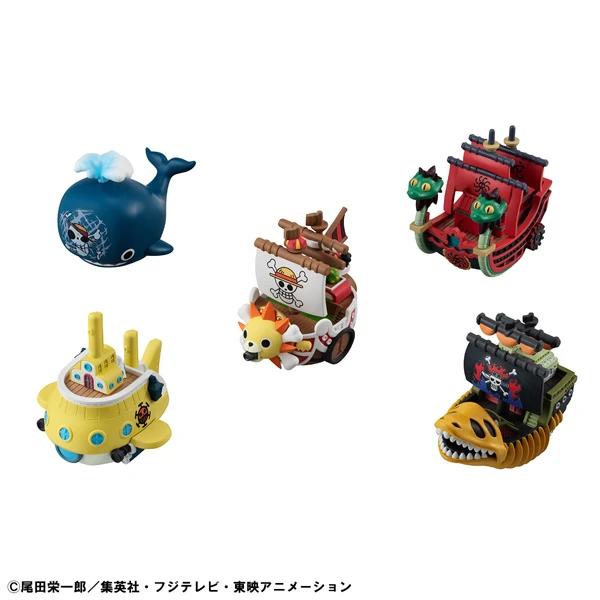 代理版 MH 不倒翁系列 海賊王 GRAND LINE 海賊船 Vol.2 一中盒6入