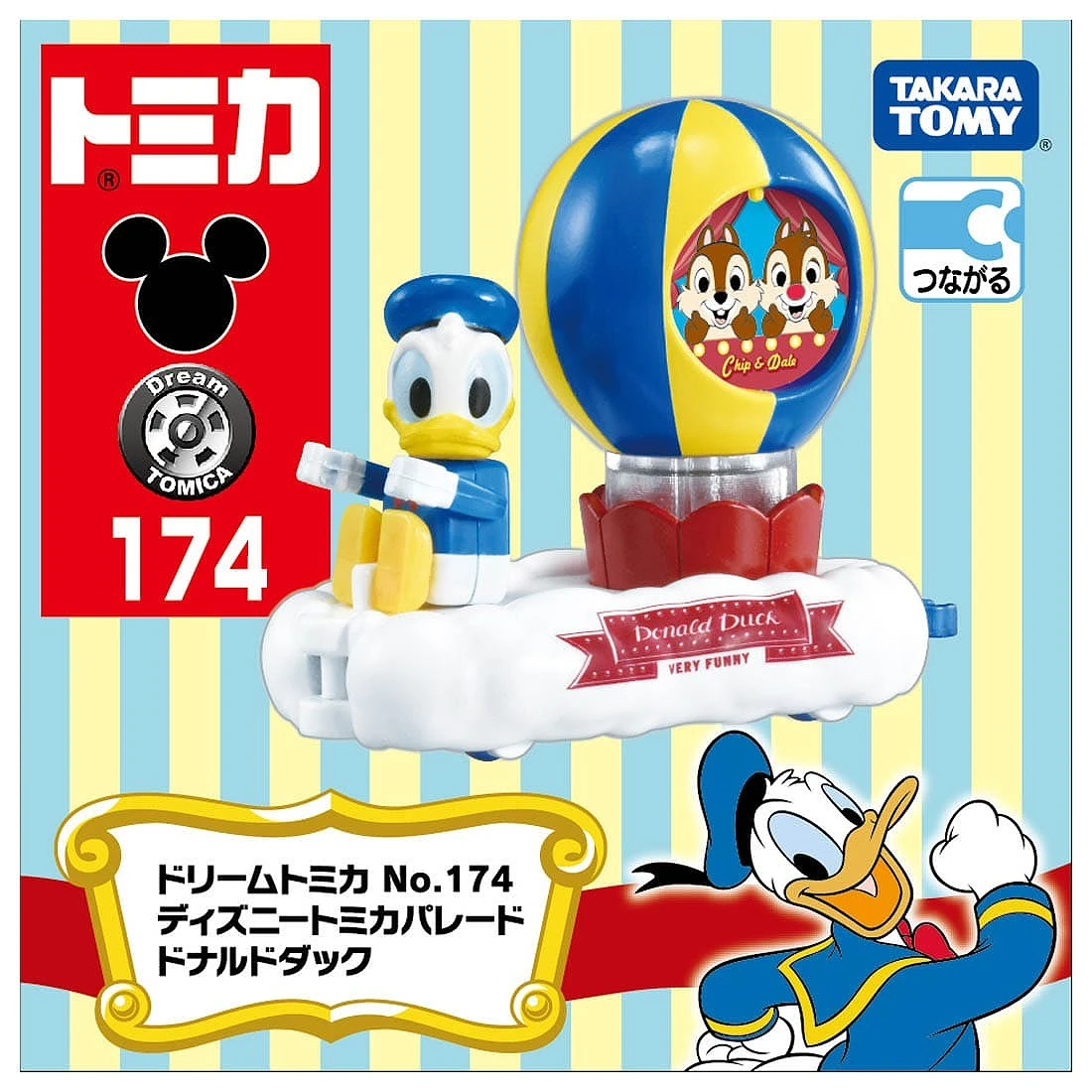 Tomica DT-174 迪士尼 遊園列車 唐老鴨