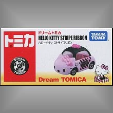 Tomica DT 三麗鷗 HelloKitty小汽車 40週年 條紋粉色蝴蝶結
