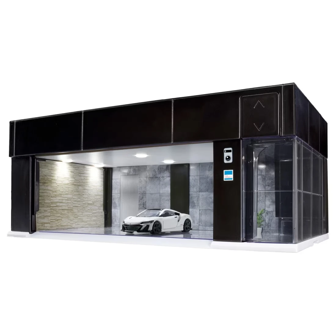 Tomica Premium 電動車庫 黑色 附本田 NSX